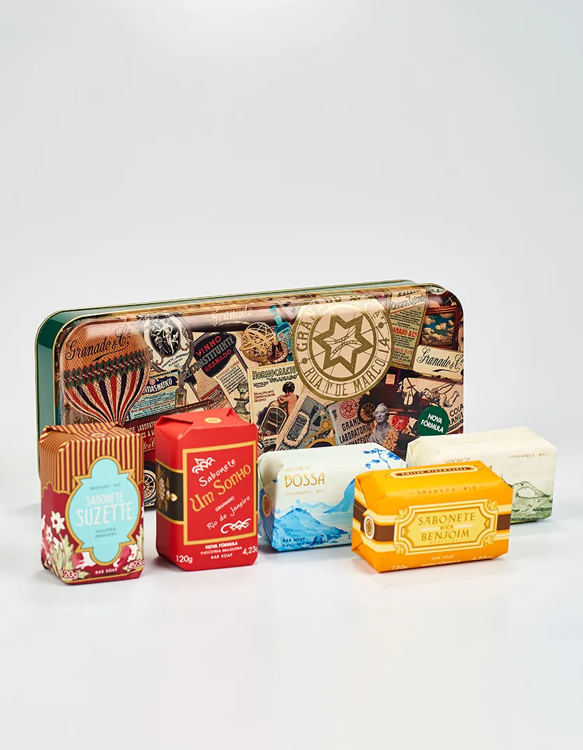 Kit Sabonetes Colagens Vintage