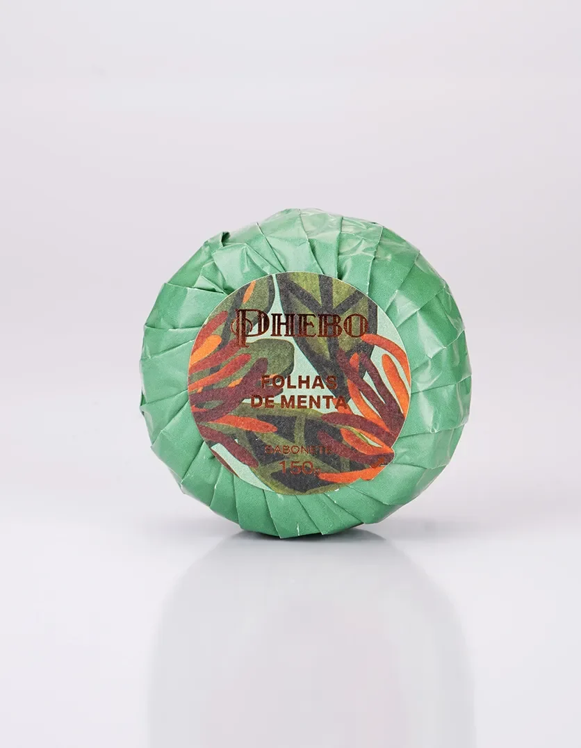 Sabonete em Barra Aromáticos Folhas de Menta 150g