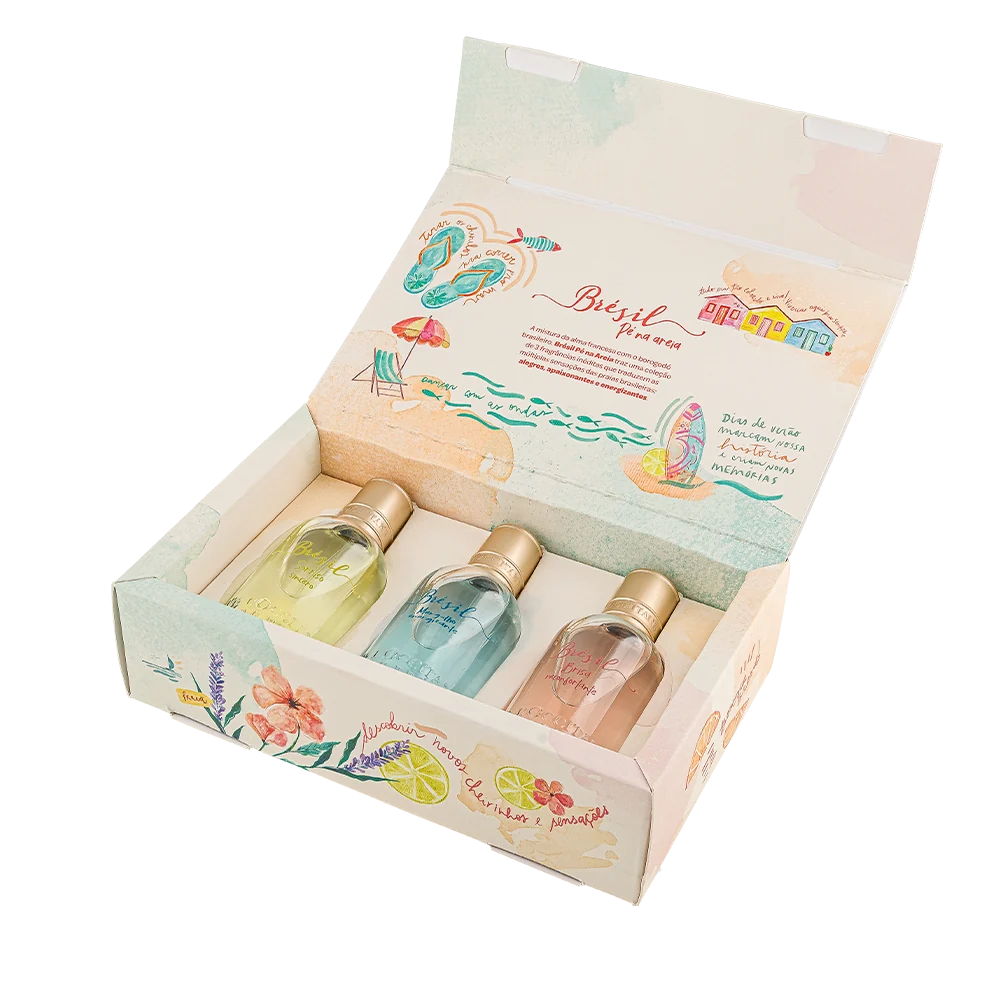 Kit Brésil Pé na Areia Edt - 3un x 30ml