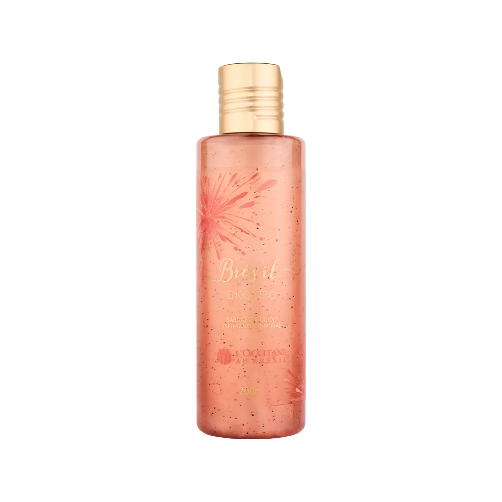 Sabonete Líquido Esfoliante Corporal Brésil Encontro 200mL