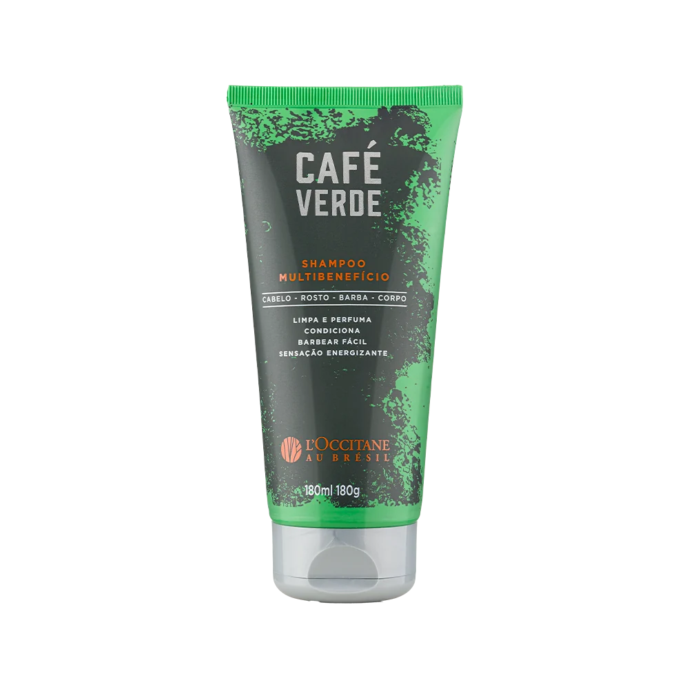 Shampoo Multibenefício Café Verde 180ml