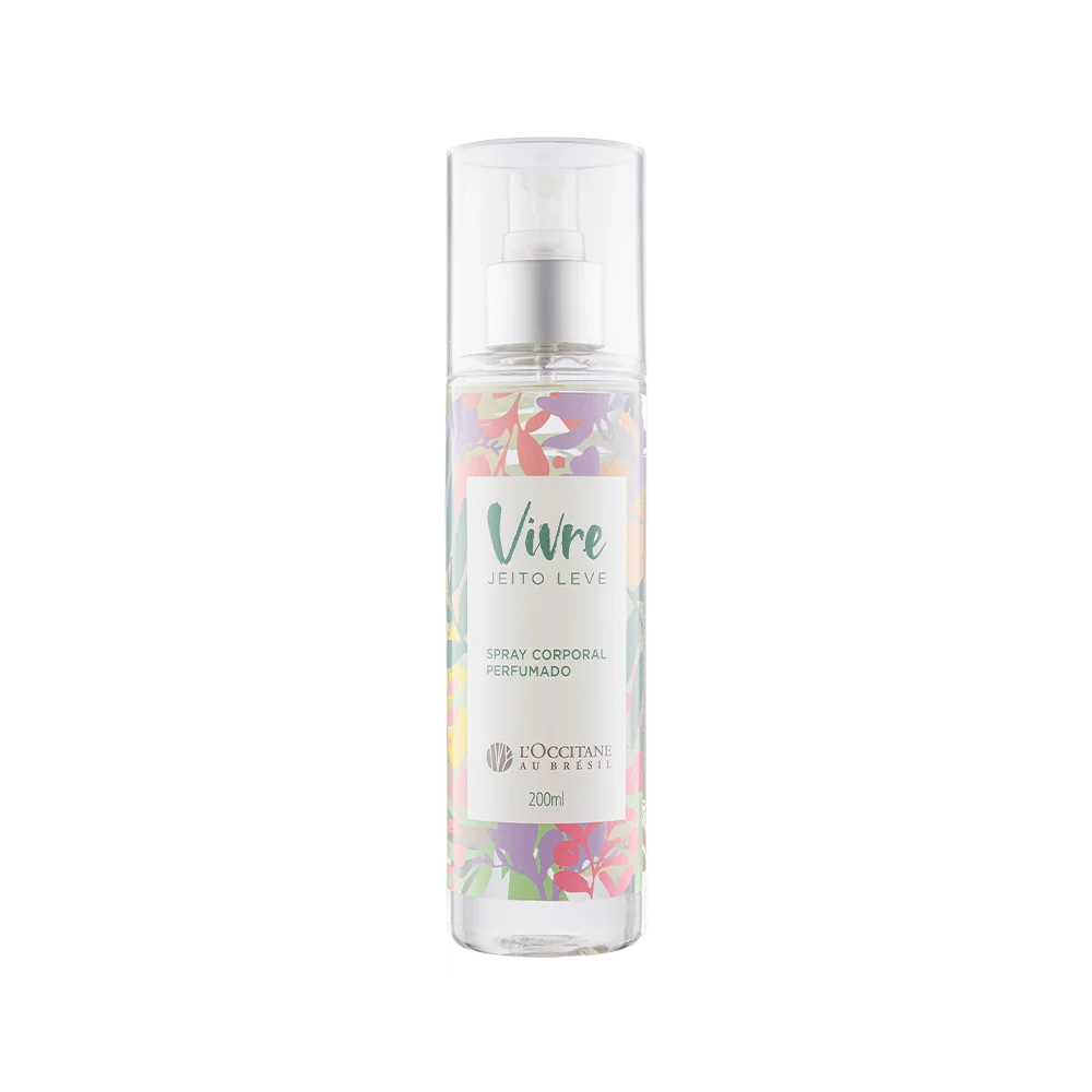 Spray Corporal Perfumado Jeito Leve Vivre 200ml