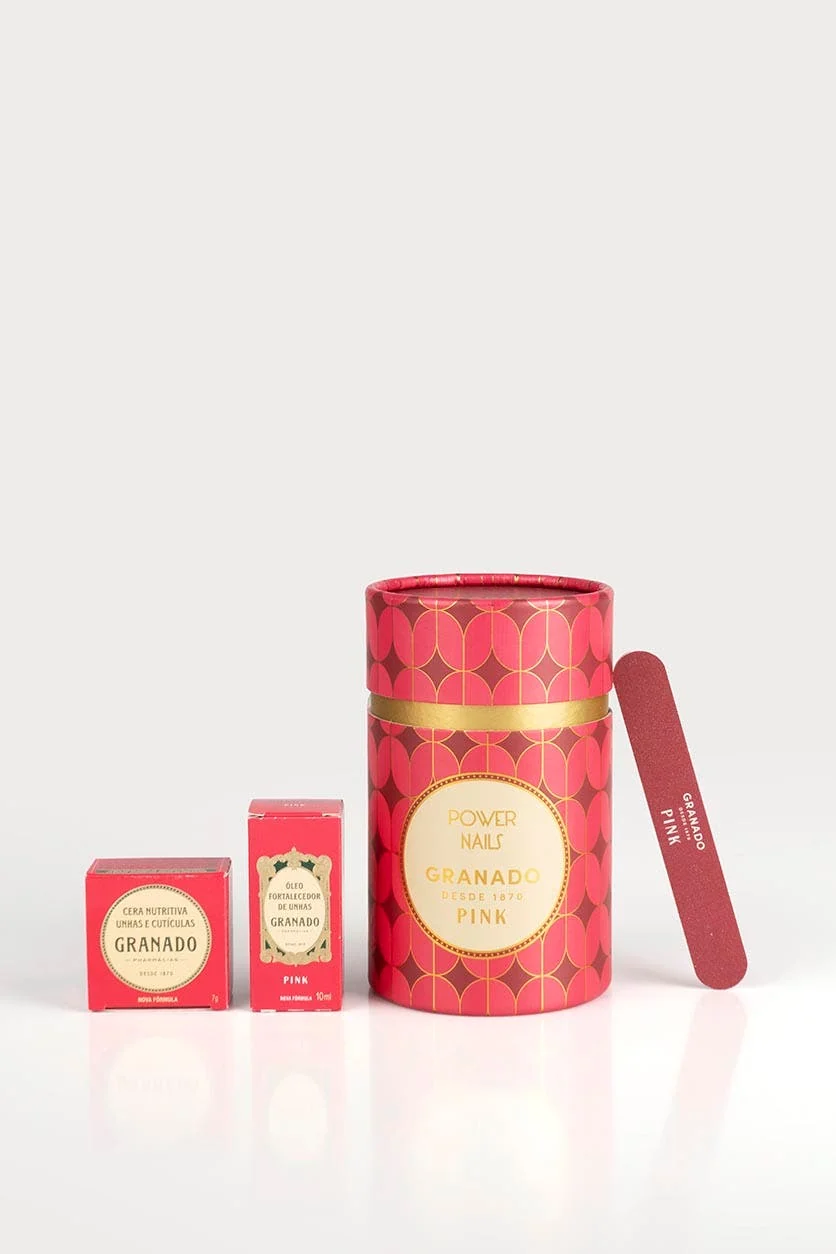 Kit Power Nails Pink Granado