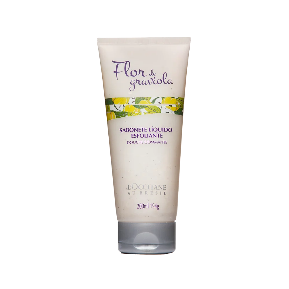 Sabonete Líquido Esfoliante Flor de Graviola 200ml