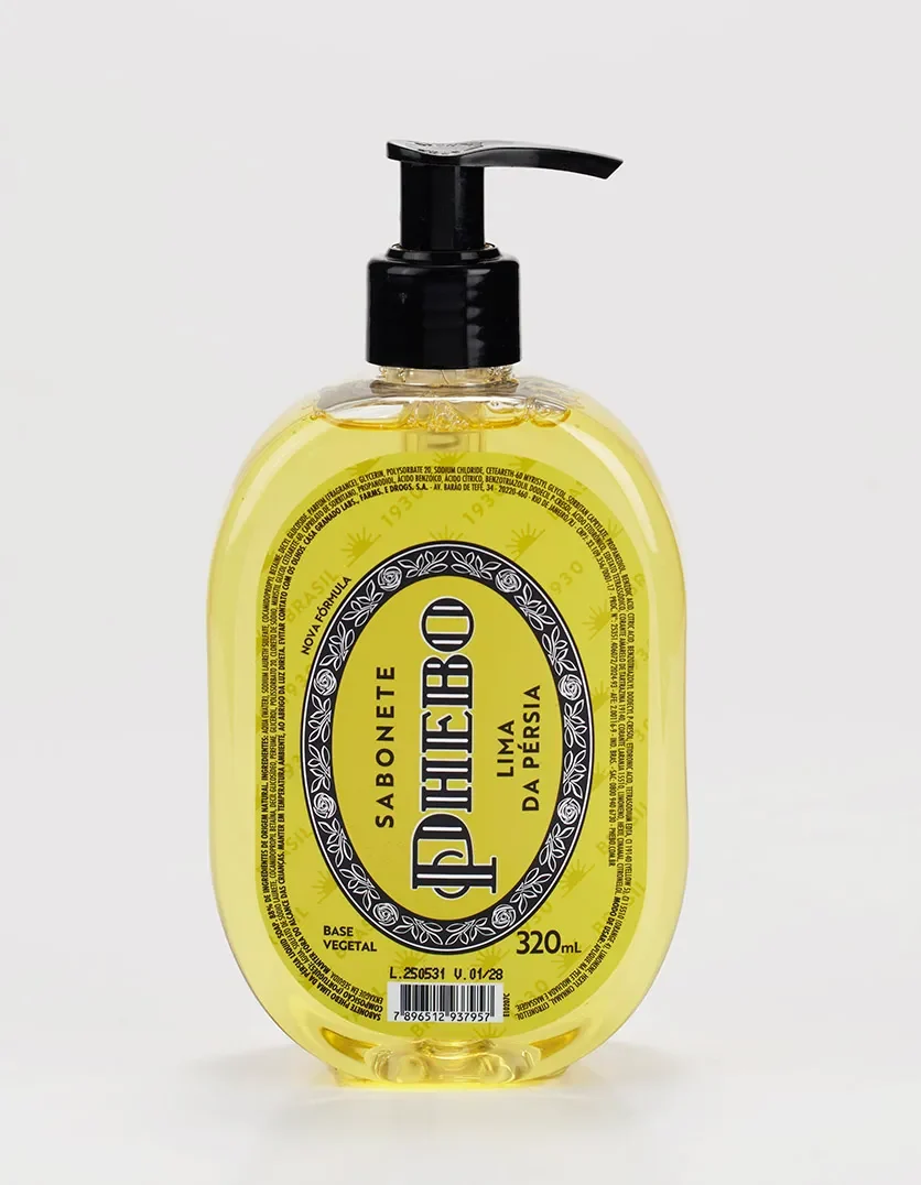 Sabonete Líquido de Glicerina Phebo Lima da Persia 320ml