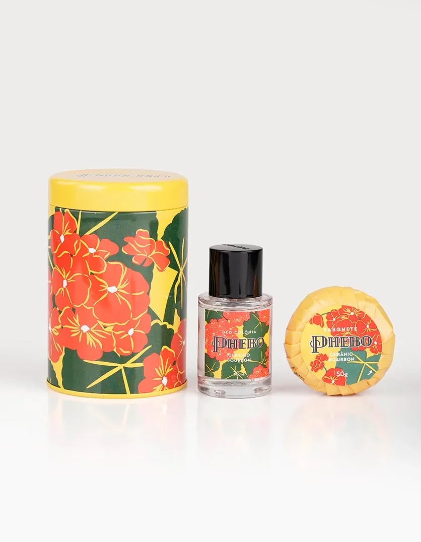 Kit Latinha Colônia & Sabonete em Barra Gerânio Bourbon