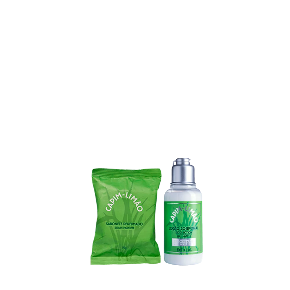 Combo Capim Limão: Loção 50ml e Sabonete 50g